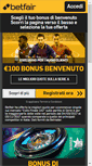 Mobile Screenshot of betfair.it